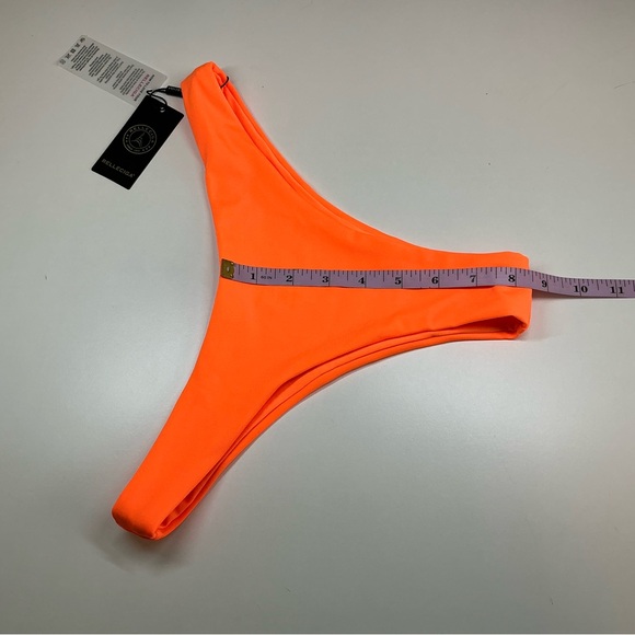 RELLECIGA Women's Cheeky Bikini Bottom Small Orange - Picture 5 of 6